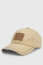 Boss Equestrian Cap LEATHER VINTAGE PATCH sand