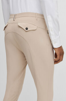 Boss Equestrian Herren Reithose JAMES Kniebesatz, beige
