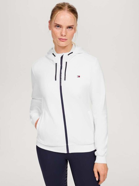 Tommy Hilfiger Damen Zip-Hoodie KINGSTON ecru M