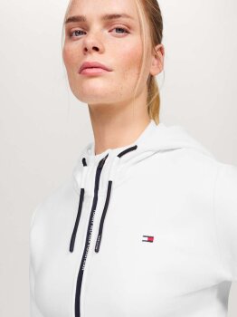 Tommy Hilfiger Damen Zip-Hoodie KINGSTON ecru M