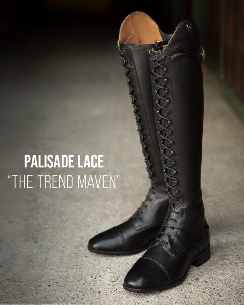 Ariat Damen Reitstiefel PALISADE LACE black saffiano