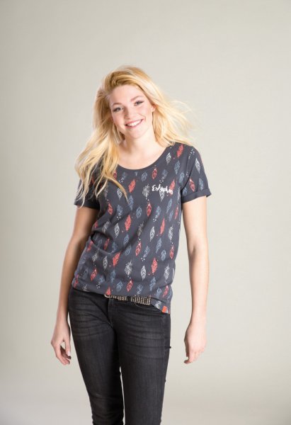 Eskadron Shirt Women LULU relaxed-T - anthra feather