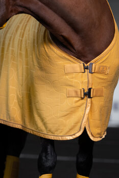 Eskadron Abschwitzdecke FLEECE STAMP BIT Platinum25 golden yellow