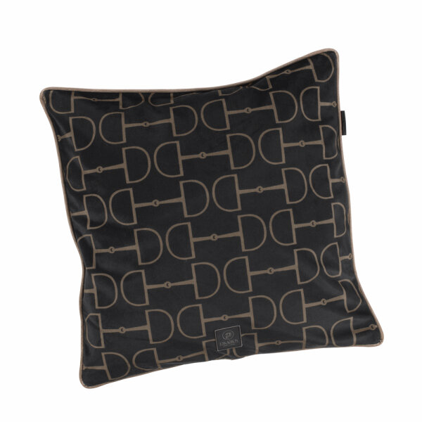 Eskadron Kissenbezug VELVET Platinum25 smoky taupe-black