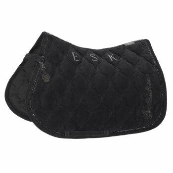 Eskadron Schabracke VELOURS CRYSTAL Platinum25 black