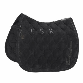 Eskadron Schabracke VELOURS CRYSTAL Platinum25 black