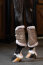 Eskadron Gamaschen MESH FAUX FUR Platinum25 smoky taupe