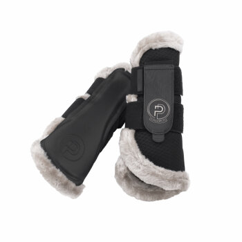 Eskadron Gamaschen MESH FAUX FUR Platinum25 black