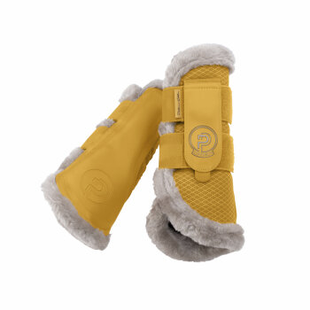 Eskadron Gamaschen MESH FAUX FUR Platinum25 golden yellow