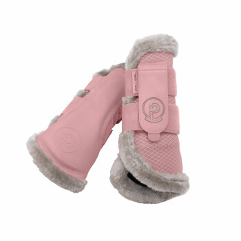 Eskadron Gamaschen MESH FAUX FUR Platinum25 soft rouge