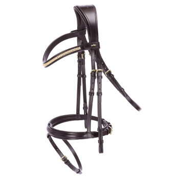 Schockemöhle Sports Trense MONZA C brown/gold