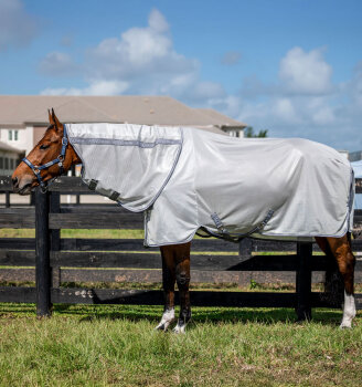 Horseware Fliegendecke AMIGO BUG RUG PLUS, silver/titanium grey/silver