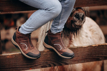 Suedwind Schuhe FIELD FrontZip GripFTX chocolate