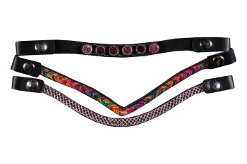 HKM Stirnbänder (3er Set) HOBBY HORSING pink