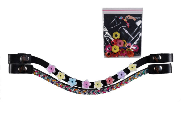 HKM Stirnbänder (3er Set) HOBBY HORSING flower