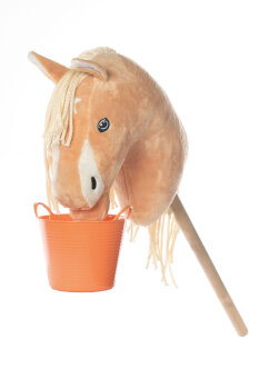 HKM Futtereimer HOBBY HORSING orange