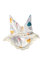 HKM Fliegenhaube Print HOBBY HORSING weiß Herzchen