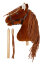 HKM Hobby Horse PREMIUM Dunkelfuchs