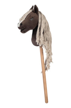 HKM Hobby Horse PROFESSIONAL SLIM LINE dunkelbraun