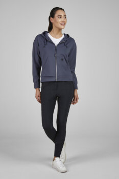 Pikeur Damen Sweatjacke HOODY JACKET #8282 Athleisure, graphite blue