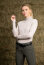 Pikeur Damen Pullover KNITTED ROLLNECK #8271 Sports, pale grey