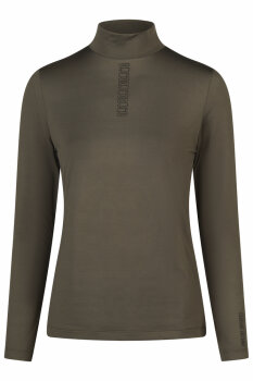 Pikeur Damen Funktionsshirt STUDS SHIRT #8273 Sports, deep khaki
