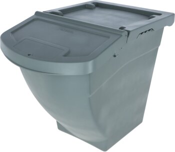 Kerbl Futterbox stapelbar, mit Deckel 60L