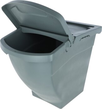 Kerbl Futterbox stapelbar, mit Deckel 60L