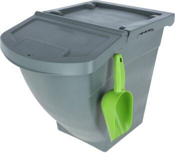 Kerbl Futterbox stapelbar, mit Deckel 60L