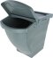 Kerbl Futterbox stapelbar, mit Deckel 60L