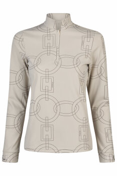 Pikeur Damen Funktionsshirt ZIP SHIRT #8284 Selection, pale grey