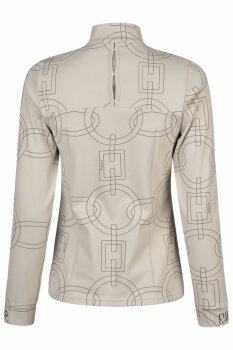 Pikeur Damen Funktionsshirt ZIP SHIRT #8284 Selection, pale grey