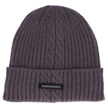 Schockemöhle Sports Mütze SP BEANIE BRAIDED STYLE dusty chocolate