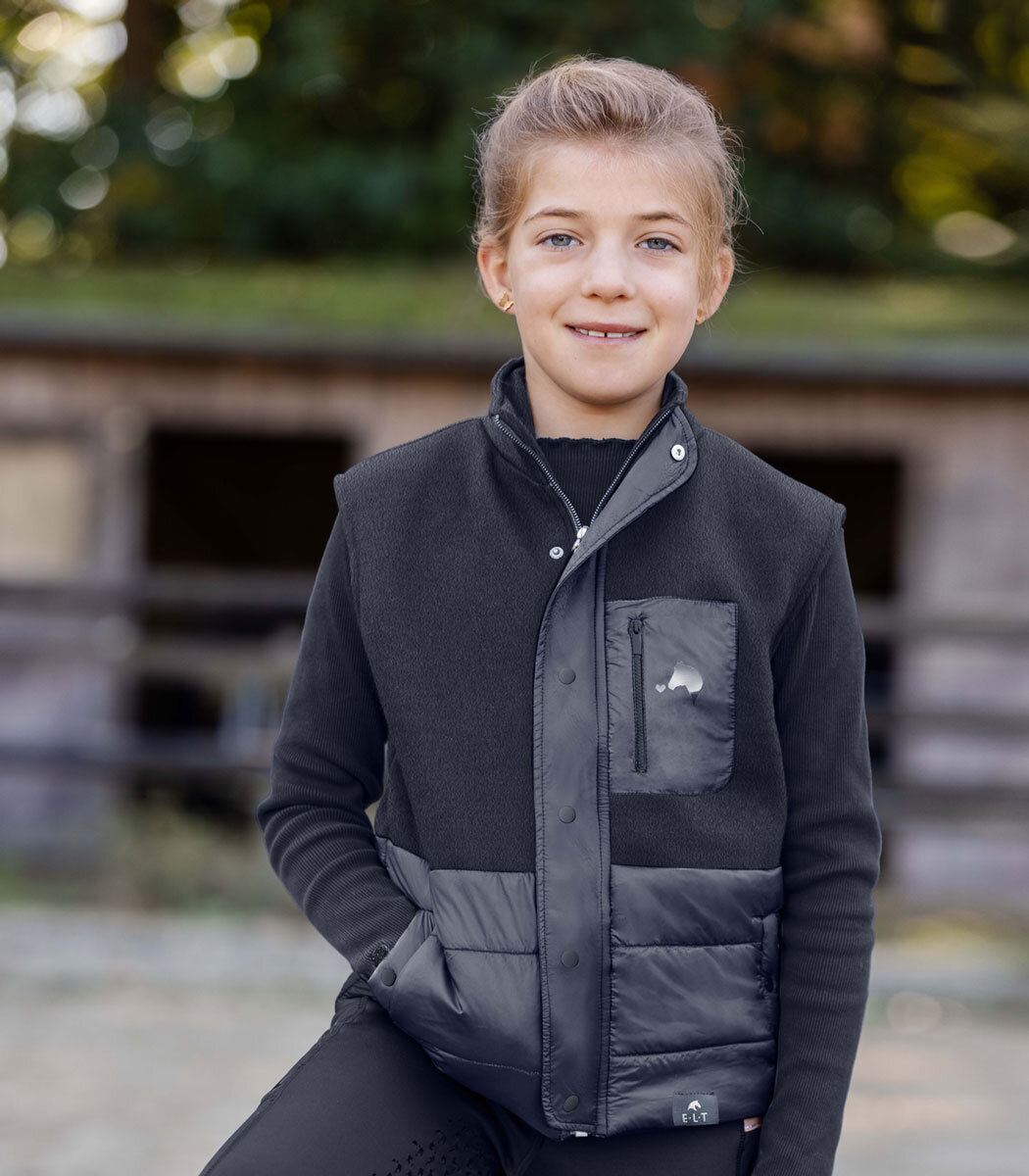 E.L.T. Kinder Steppweste LUCKY MILU tiefblau 122/128