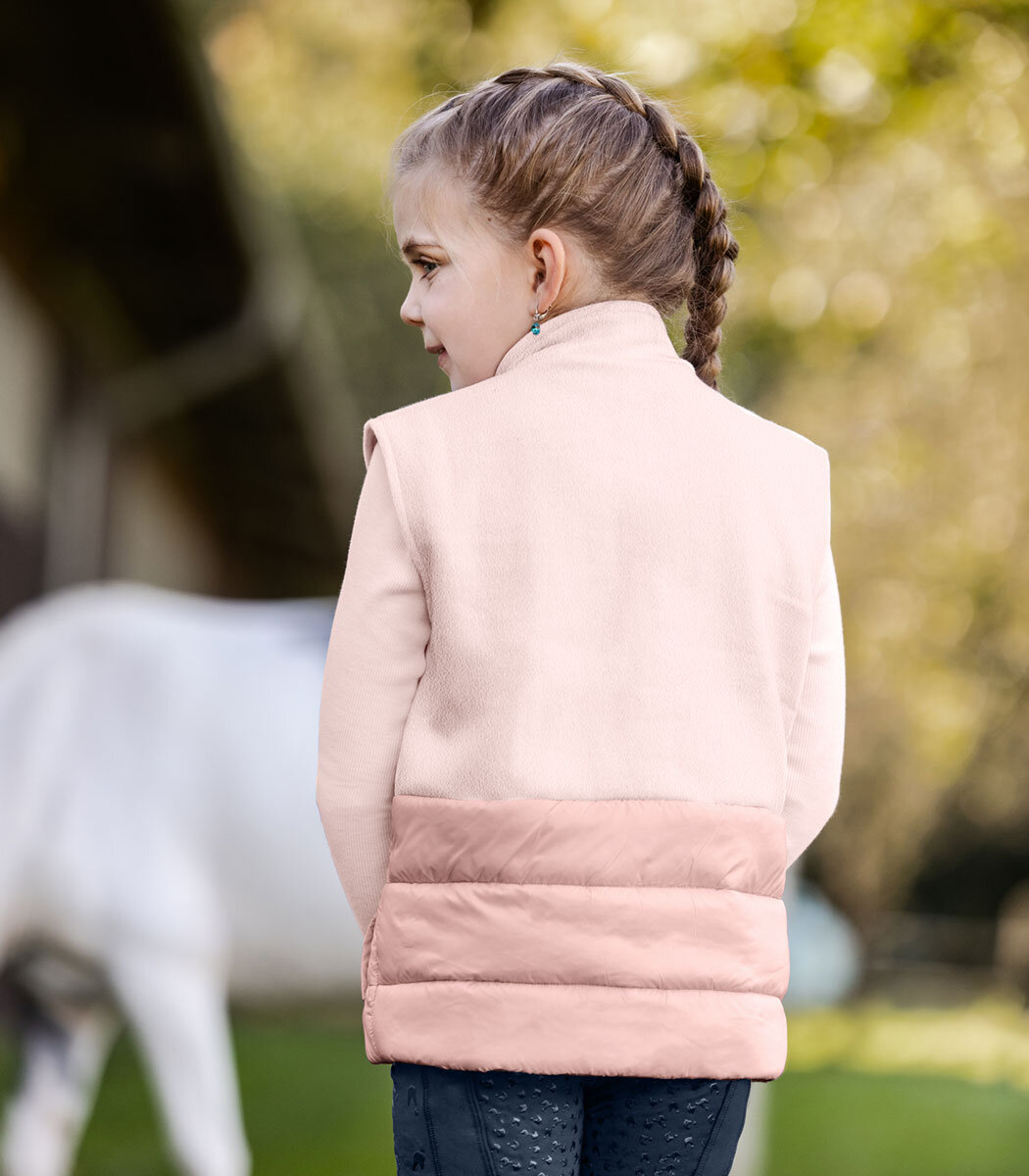 E.L.T. Kinder Steppweste LUCKY MILU zartrosa 122/128