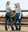E.L.T Thermo-Reitleggings ELLA petrolblau