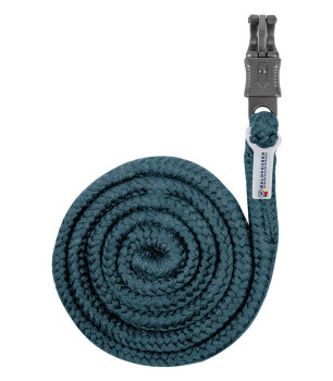 Waldhausen Anbindestrick Plus - Panikhaken petrolblau, dunkle Beschläge