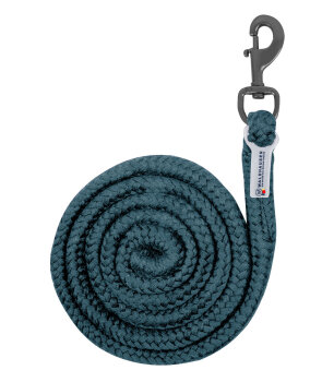 Waldhausen Anbindestrick Plus - Karabiner, petrolblau, dunkle Beschläge