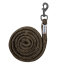 Waldhausen Anbindestrick Plus - Karabiner, grünbraun, dunkle Beschläge