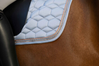HKM Schabracke ROSEGOLD GLAMOUR grau/roségold