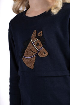 HKM Kinder Langarmshirt MIA dunkelblau