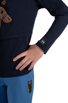 HKM Kinder Langarmshirt MIA dunkelblau