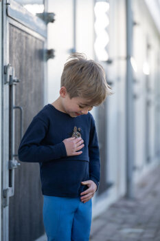 HKM Kinder Langarmshirt MIA dunkelblau