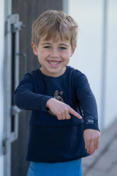 HKM Kinder Langarmshirt MIA dunkelblau