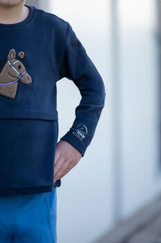 HKM Kinder Langarmshirt MIA dunkelblau