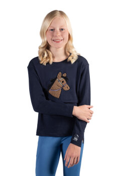 HKM Kinder Langarmshirt MIA dunkelblau
