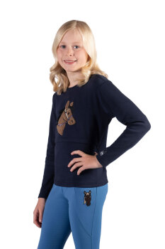 HKM Kinder Langarmshirt MIA dunkelblau