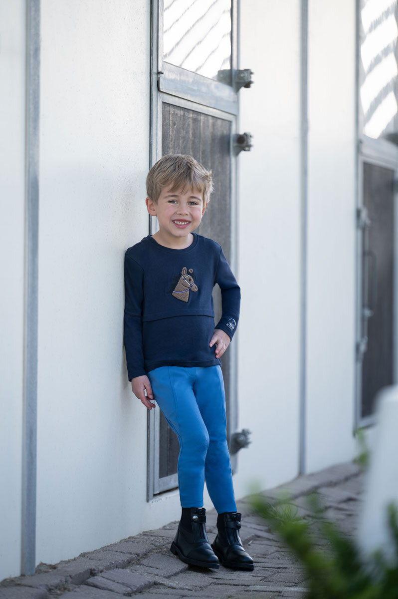 HKM Kinder Langarmshirt MIA dunkelblau 110/116
