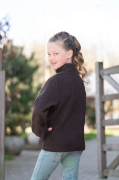 HKM Kinder Pullover MIA dunkelbraun