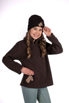 HKM Kinder Pullover MIA dunkelbraun